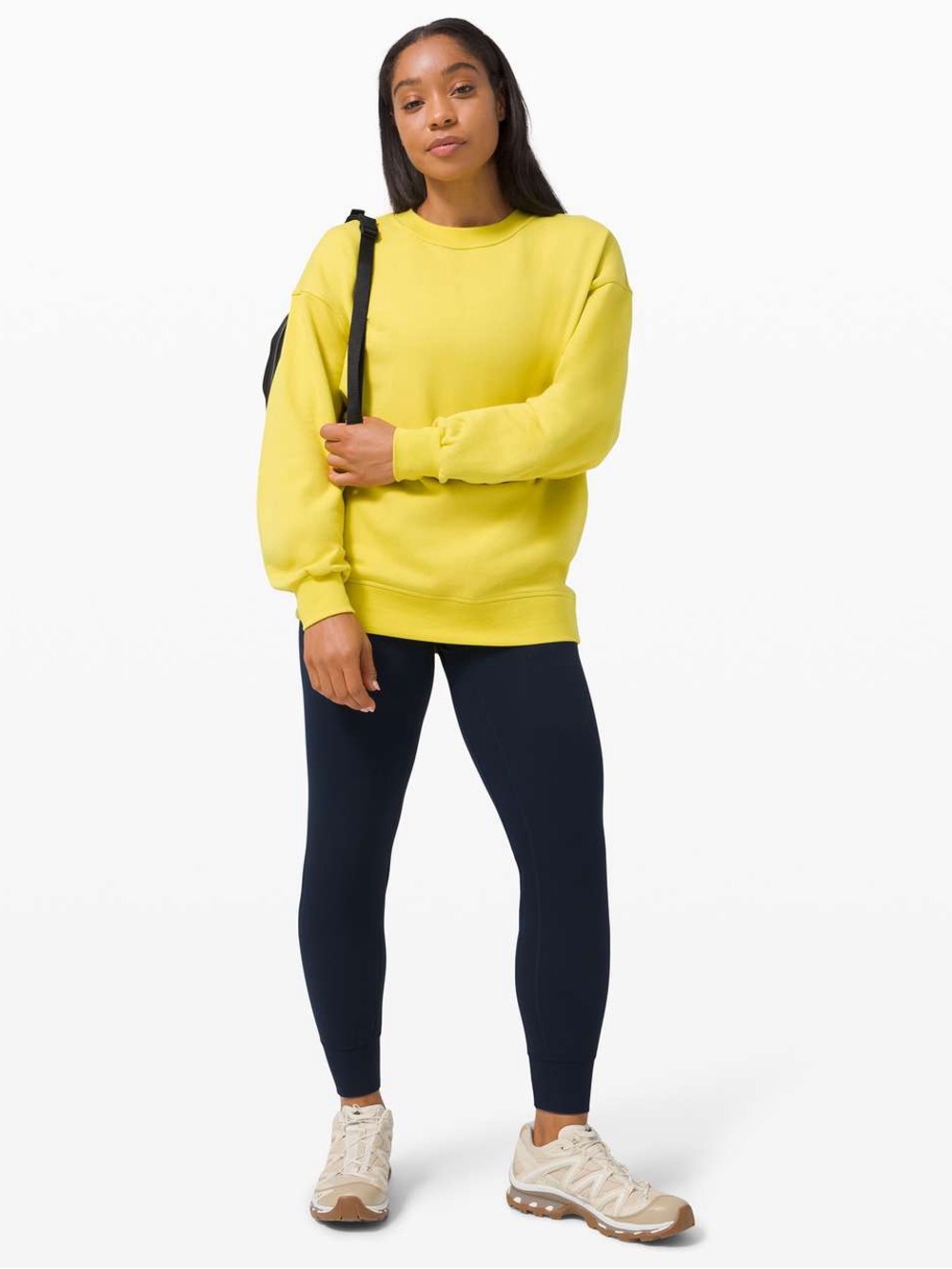 Women’s Relaxed Crewneck Sweatshirt - neon yellow (see pics for color)